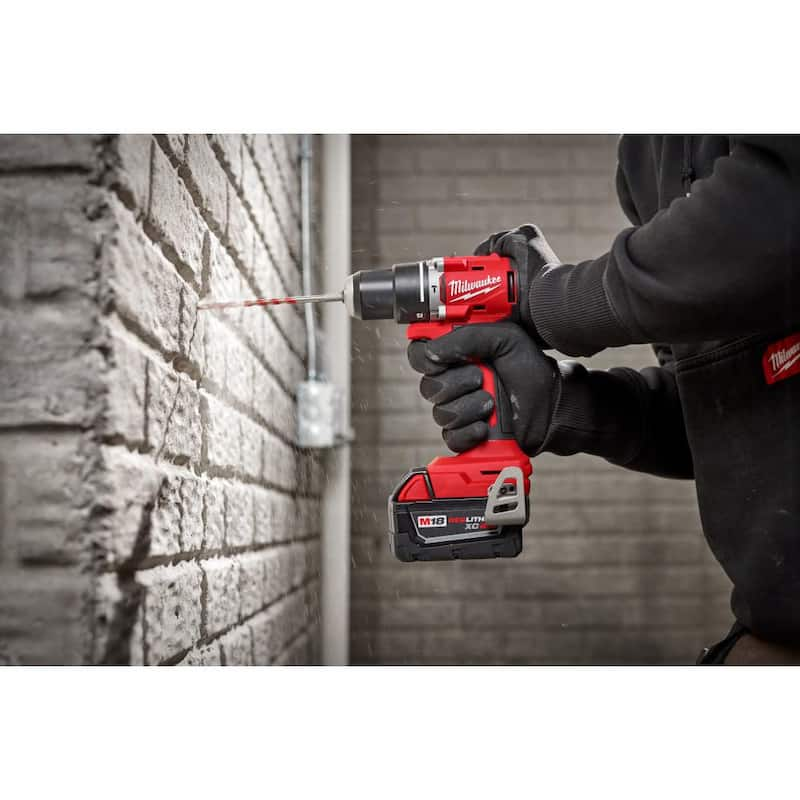 M18 18-Volt Lithium-Ion Brushless Cordless Combo Kit (4-Tool) with 2-Batteries, 1-Charger and Tool Bag