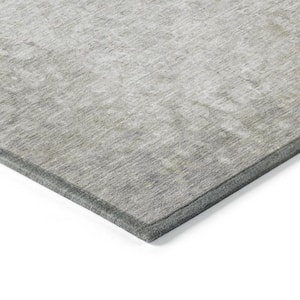 Beige 10 ft. x 14 ft. Woven Border Rectangle Indoor/Outdoor Area Rug