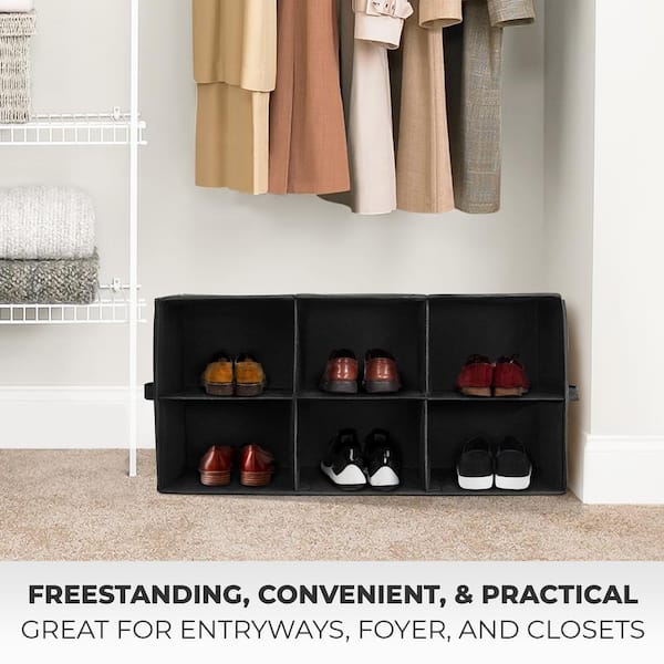 3-Tier Shoe Rack, for Entry Closet,Storage ,Floor Organizer, Non-Woven  Fabric