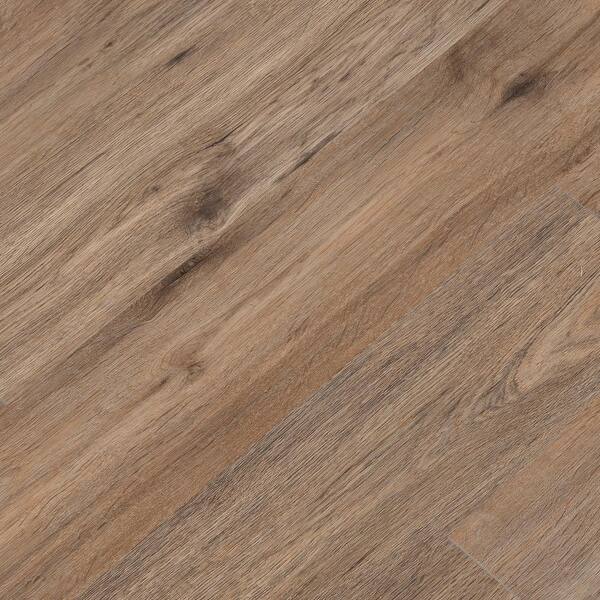 Forrest Brown 20 MIL x 7 in. x 48 in. Waterproof Click Lock Luxury Vinyl Plank Flooring (950.8 sq.ft. / pallet)