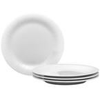 Conifere White Porcelain Luncheon Plates (Set of 4) 9-1/2 in.