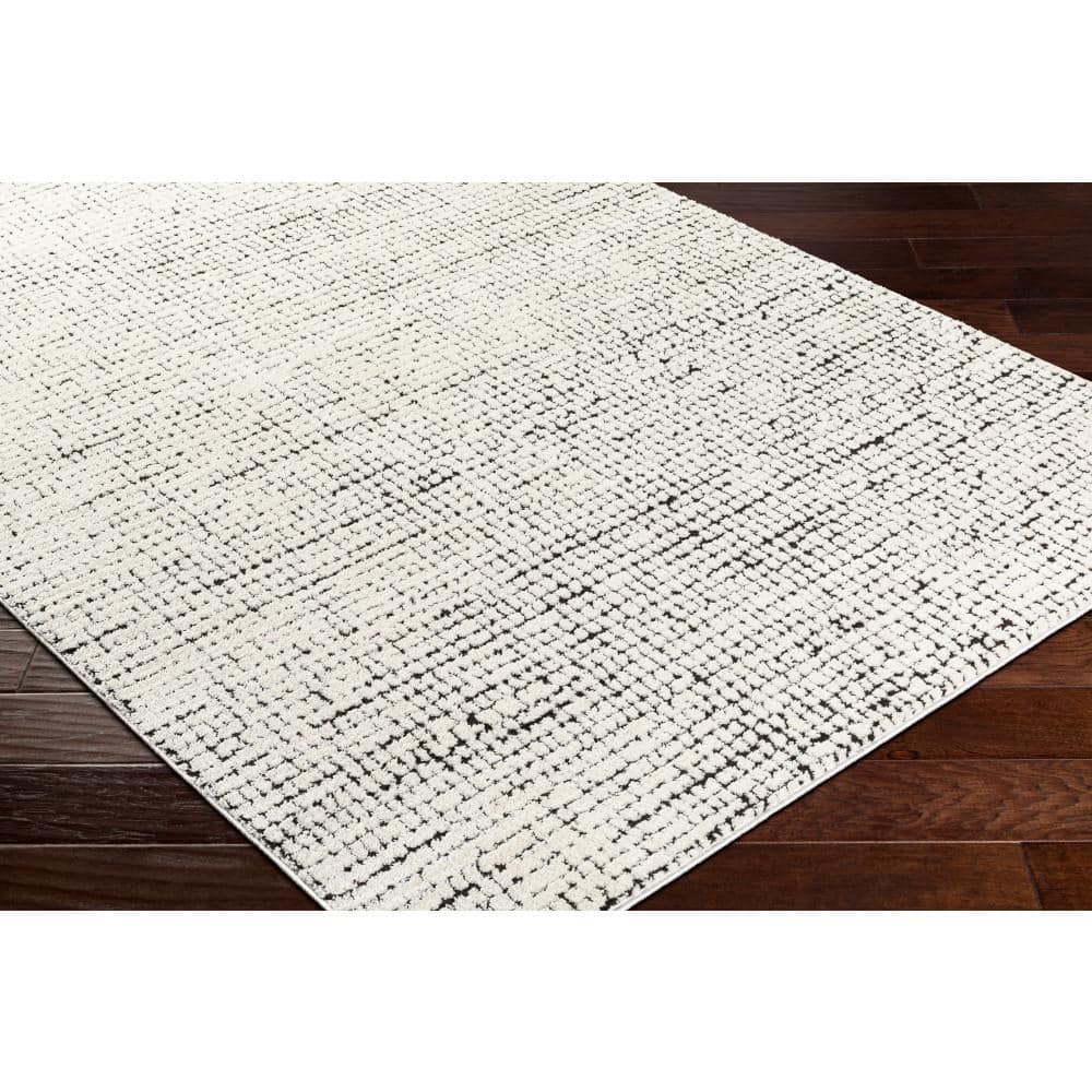 Freud Black 8 ft. x 10 ft. Abstract Indoor Area Rug - thumbnail 2