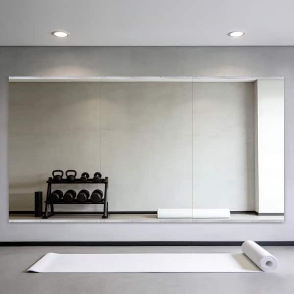 LuxHomez 46 in. W x 72 in. H Rectangular Frameless Tempered HD