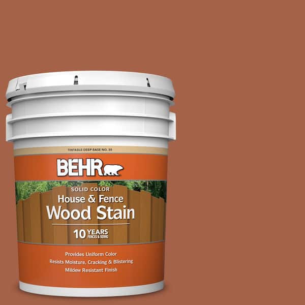 BEHR 5 gal. #SC-136 Royal Hayden Solid Color House and Fence Exterior Wood Stain