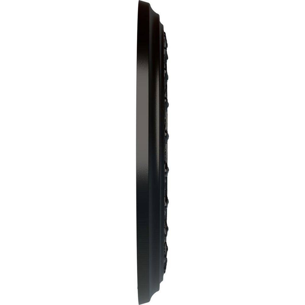 Jet Black Polyurethane Jackson Ceiling Medallion
