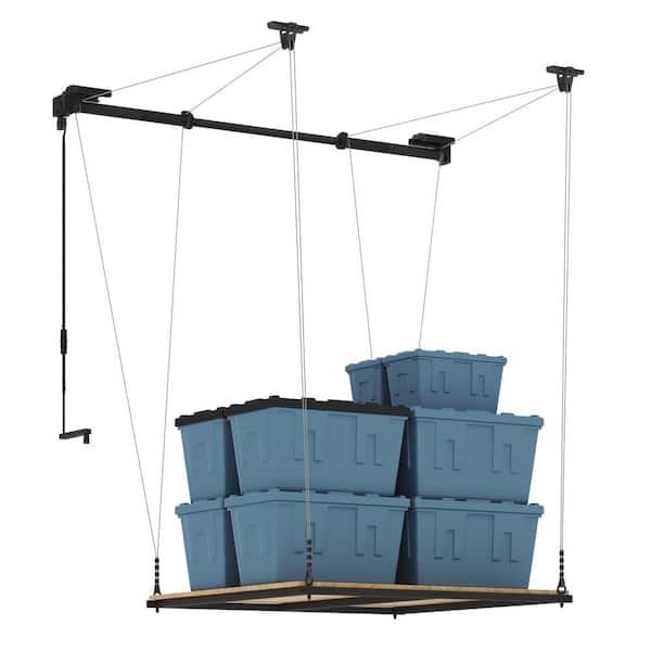 FLEXIMOUNTS Lift Series 48 W x 48 D x 15-79 H Black