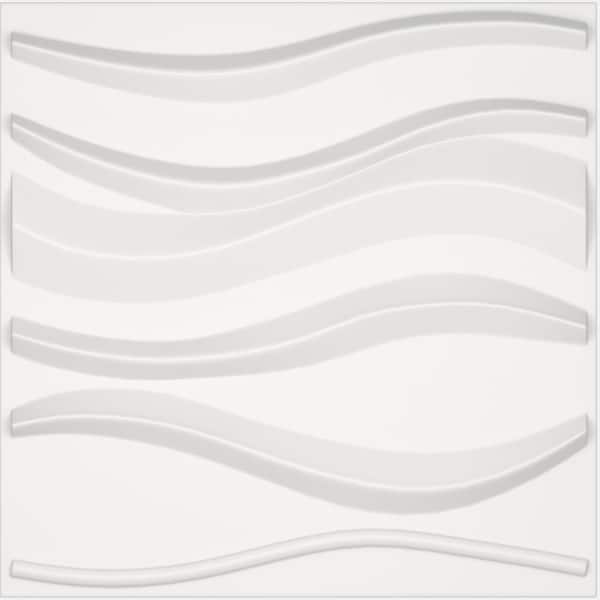 19.7 in. x 19.7 in. Decorative PVC 3D Wall Panels Tyche Wall Design