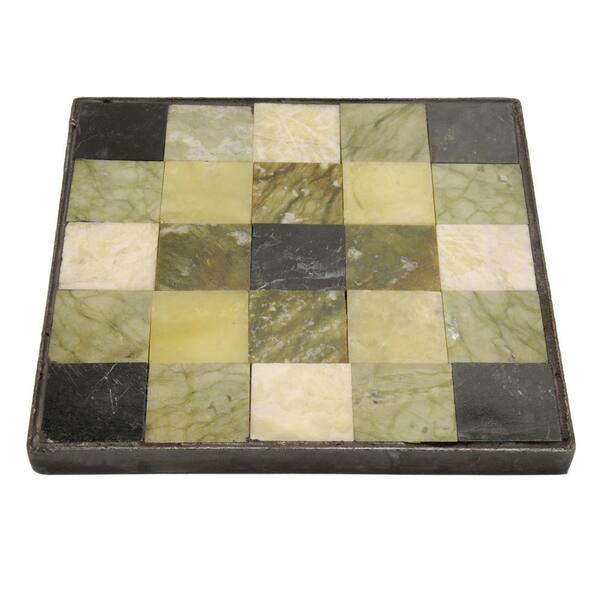 Outdoor Essentials 12 in. Square Tiffany Jade Tilestone Garden Stone