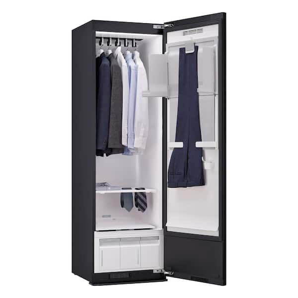 LG 78 in. Styler SMART Steam Closet in Mirror Black with Dual