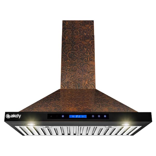 home depot copper range hood