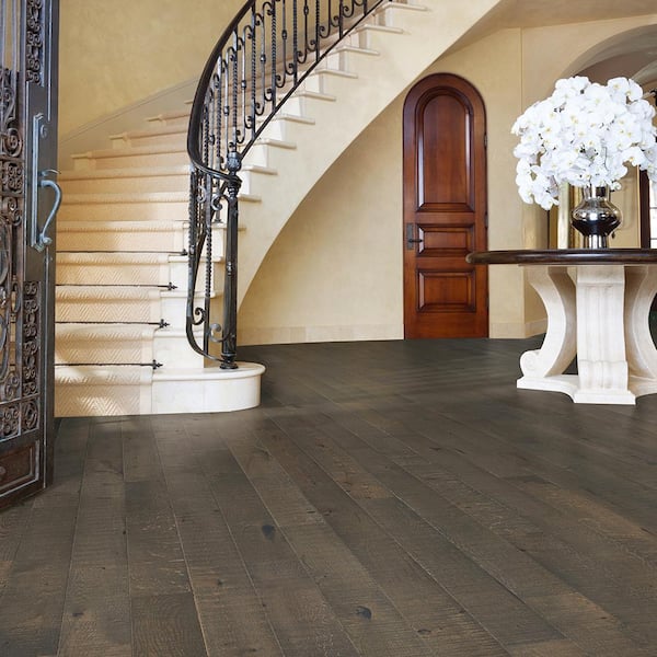 Santa Cruz French Oak 3/4 in. T x 5 in. W Distressed Solid Hardwood Flooring (22.6 sq. ft./case)