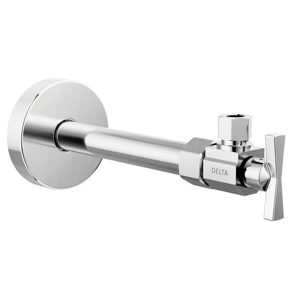 1/2 in. x 7.56 in. L Chrome Brass Angled Supply Stop Valve price history on PriceWatchPro