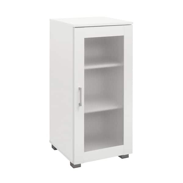 Signature Home SignatureHome Wertner White Finish 34 in. H Curio