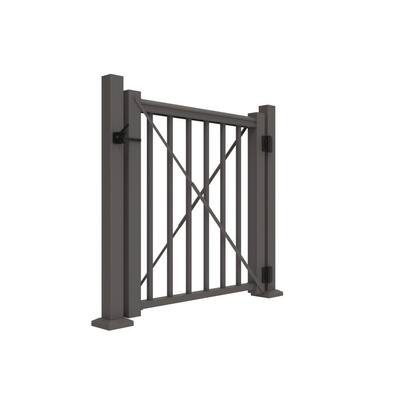 Avalon 36 in. H Aluminum Gate Kit, 36 in. Rail Height in Aged Bronze
