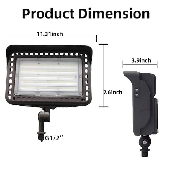 Lithonia Lighting 7.6-in Metal Halide Bronze Switch-Controlled Floodlight Lithonia Lighting 7.6-in Metal Halide Bronze Switch-Controlled Floodlight