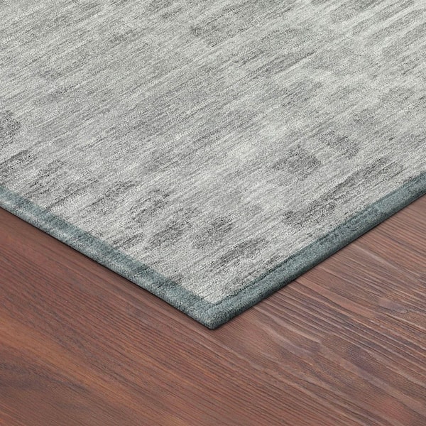Chantille Machine Washable Indoor/Outdoor Abstract ACN2382 Gray 2 ft. x 3 ft. Accent Rug