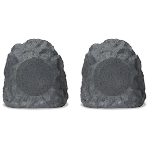 IPX5 waterproof Wireless Speaker Pair with Truly Wireless Stereo, Gray, (2-Pack)