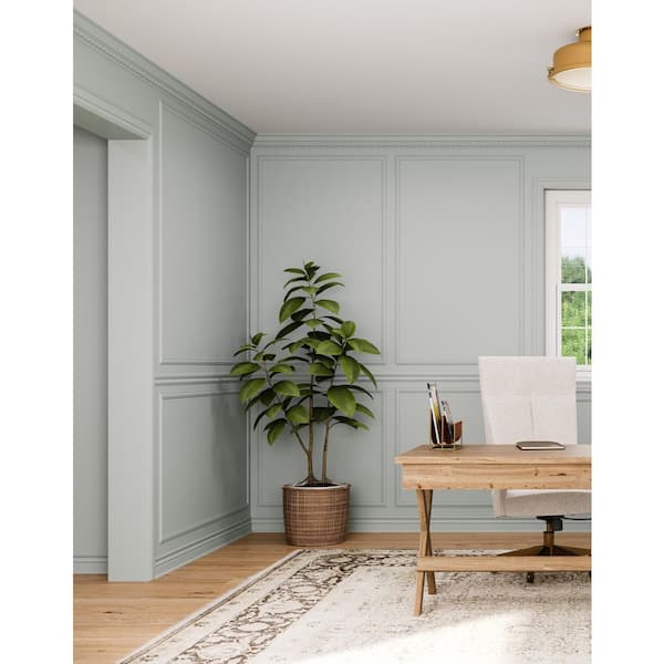 Ornamental Mouldings 1707-4FTWHW 0.843 in. D x 4.5 in. W x 47.5 in. L Unfinished White Hardwood Crown Moulding