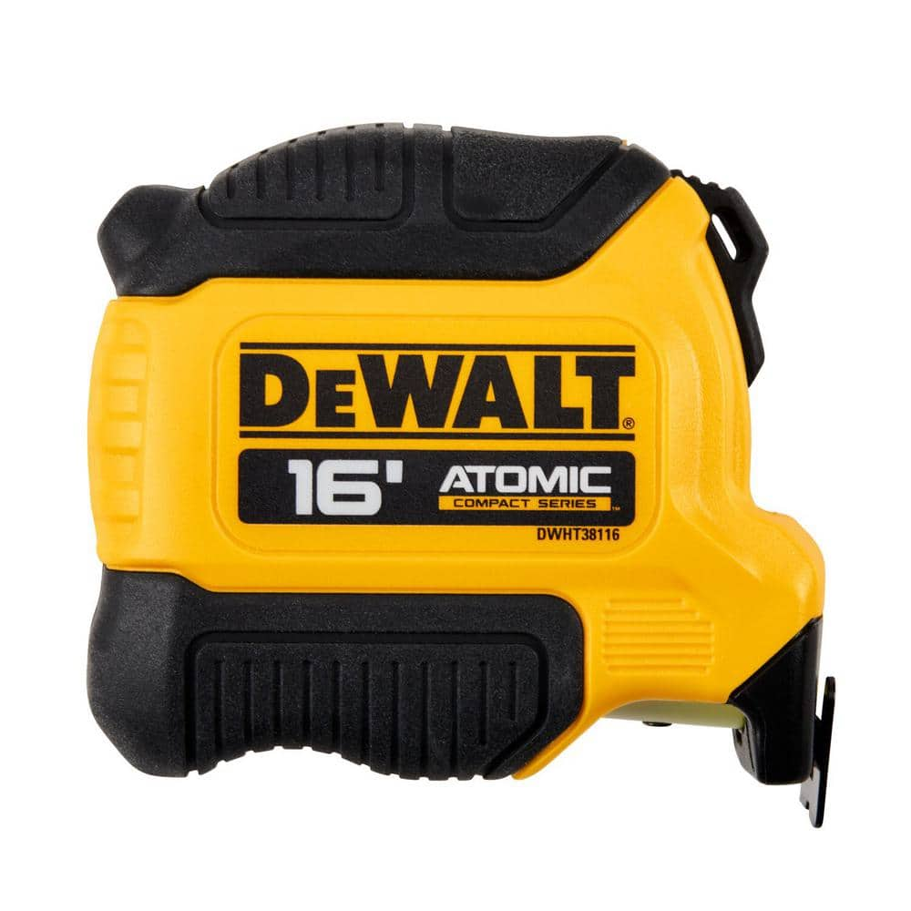 DEWALT ATOMIC 16 ft. x 1-1/8 in. Tape Measure DWHT38116S - The Home Depot