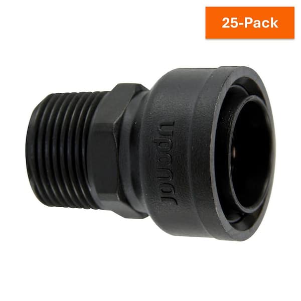 TotalFit 3/4 in. Push-to-Connect x 3/4 in. NPT Engineered Polymer Male Threaded Adapter (25-Pack)