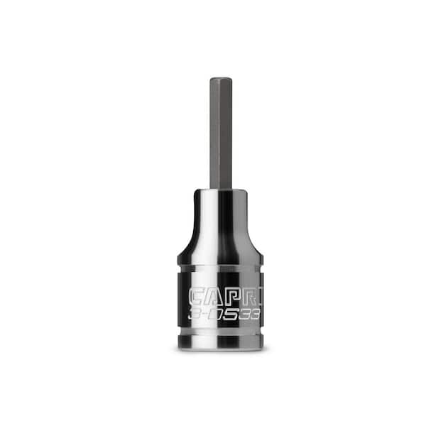 Capri Tools 1/4 in. Drive 3 mm Hex Bit Socket