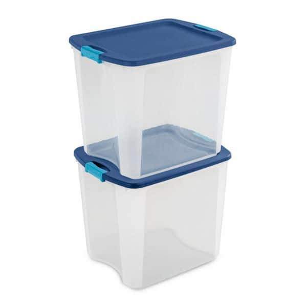 68L Airtight Storage Bin with Durable Lid Large Capacity Container with  Seal and Secure Latching Buckles