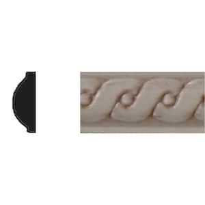1/4 in. x 5/8 in. x 4 ft. Hardwood Wood Running Coin Strip Moulding
