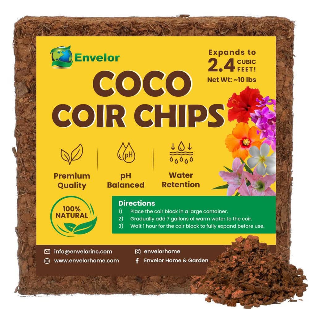 Have a question about Envelor 10 lbs. Natural Coco Coir Husk Chips ...