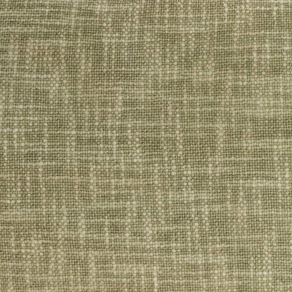 Sage Green Cotton Fringed Rectangular Throw Pillow