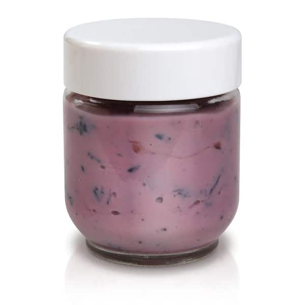 The Dairy Shoppe 8 Oz Glass Yogurt Jar with Lid Set of 6