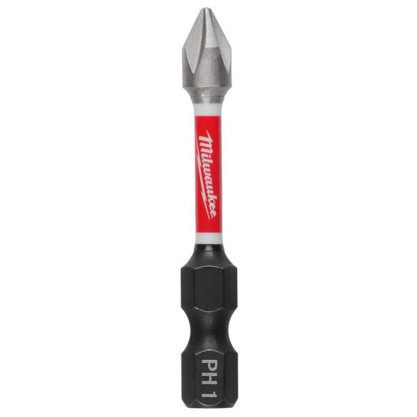 Milwaukee SHOCKWAVE Impact Duty 2 in. Phillips #1 Alloy Steel