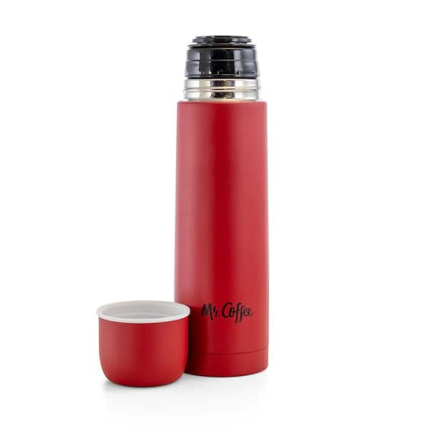 Mr. Coffee Javelin 16 oz. Red Stainless Steel Thermal Travel Bottle  98586891M - The Home Depot