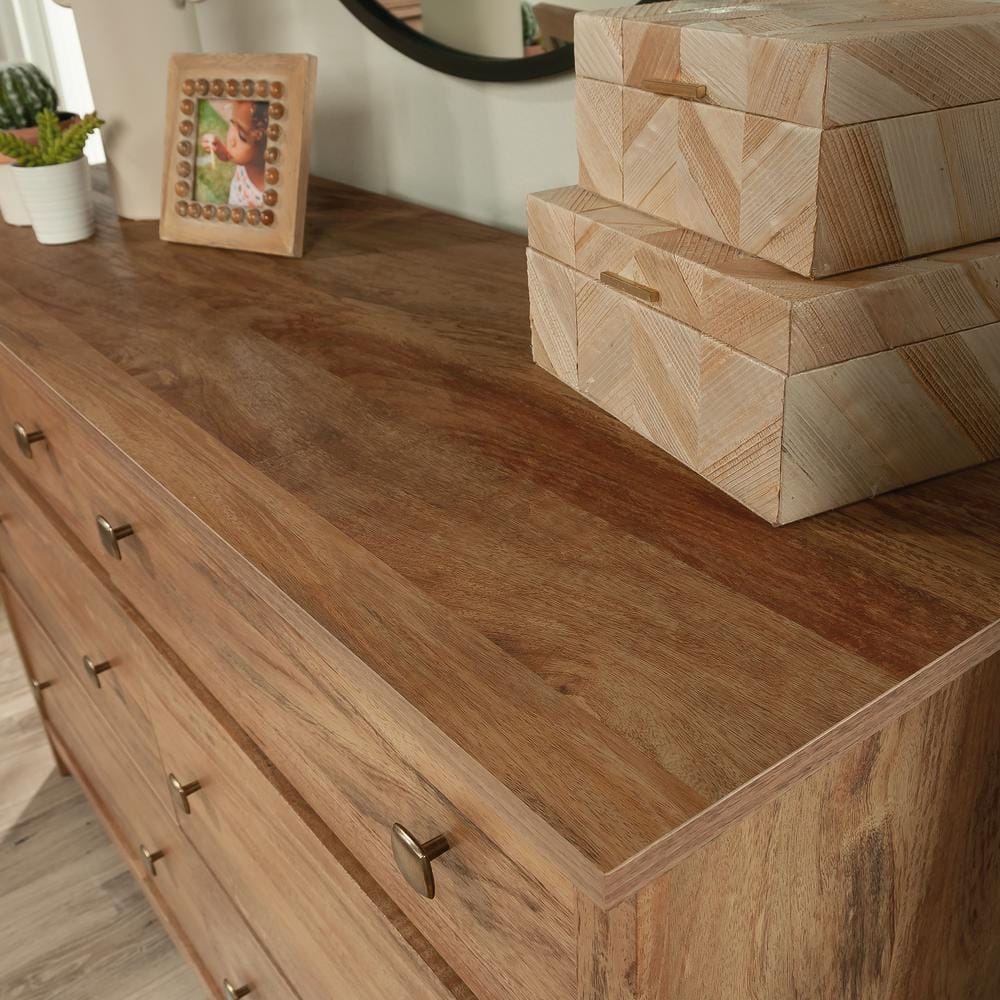 Sindoori Mango 57'' Bohemian Double Dresser with Deep Drawers