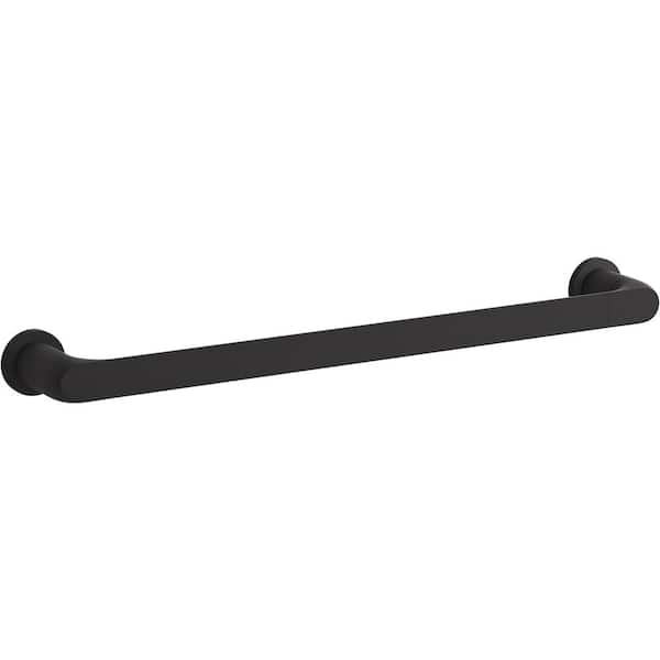 KOHLER Avid 18 in. Wall Mount Towel Bar in Matte Black
