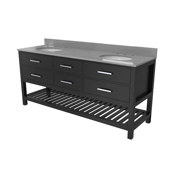 DreamLine Valencia 60 in. W x 22 in. D x 34 in . H Birch and