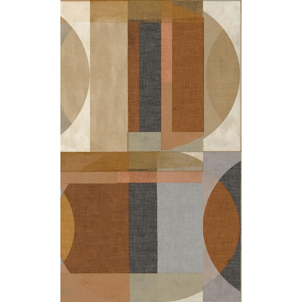 Walls Republic Multicolored Geometric Circles Printed Non-Woven Non-Pasted Textured Wallpaper 57 sq. ft.