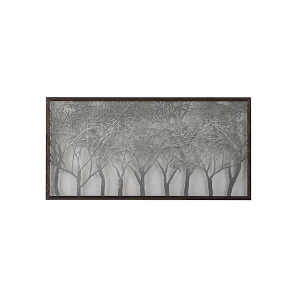 Avex 1-Piece Framed Art Print 19.7 in. x 39.4 in. Shadow Box Wall Decor