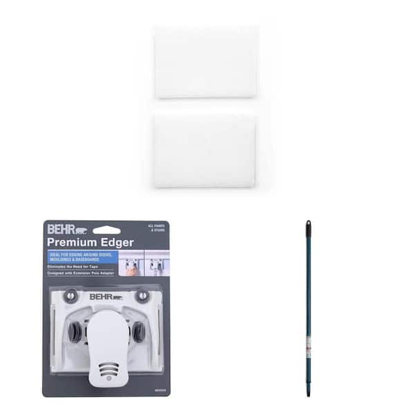 Edger Refill Pads (2-Pack), 5.75 in. Premium Edger Painter with Adapter and 3 ft. to 6 ft. Adjustable Pole Combo
