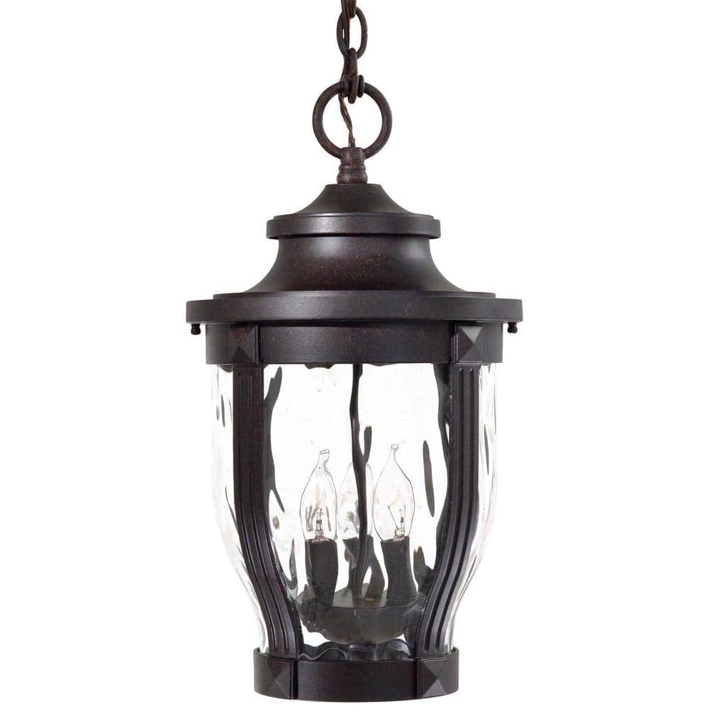 Merrimack Corona Bronze 3-Light Hanging Outdoor Lantern price history on PriceWatchPro