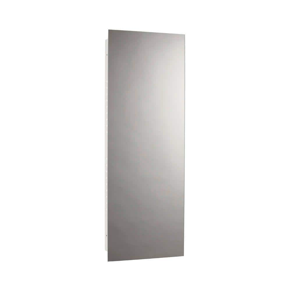 Jensen Jensen 639BC Illusion Narrow Body Frameless Medicine Cabinet In  Brushed Stainless Steel