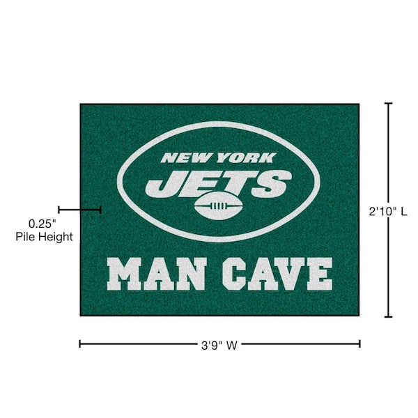 Officially Licensed NFL New York Jets 19 x 30 Rug w/Vintage Logo