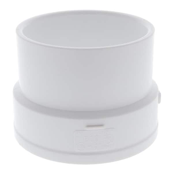 NIBCO 3 in. x 4 in. PVC DWV Hub x No Hub Soil Pipe Adapter Fitting