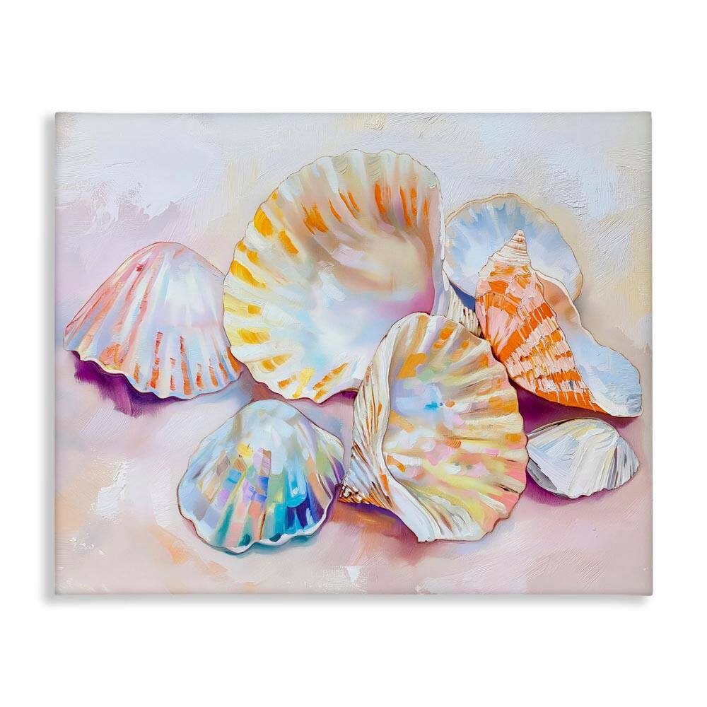 Pile of Various Seashells by Arlington Prints Unframed Animal Graphic Art Print 24 in. x 30 in. price history on PriceWatchPro