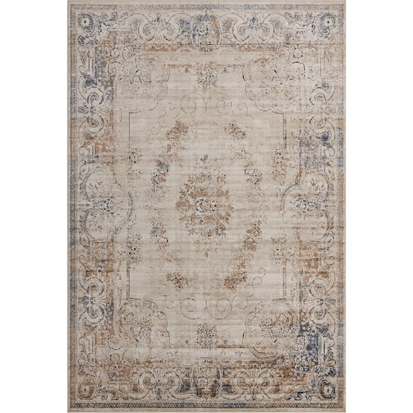 Unique Loom Chateau Lincoln Beige 10' 0 x 14' 5 Area Rug 3136013 - The Home  Depot