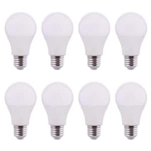 100-Watt Equivalent A19 Non-Dimmable CEC Rated LED Light Bulb Soft White (8-Pack)