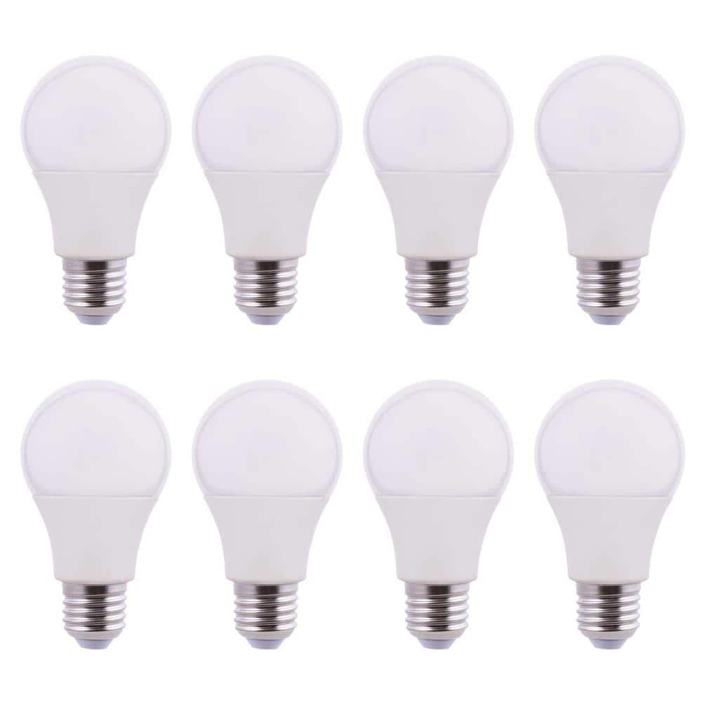 100-Watt Equivalent A19 Non-Dimmable CEC Rated LED Light Bulb Daylight (8-Pack)