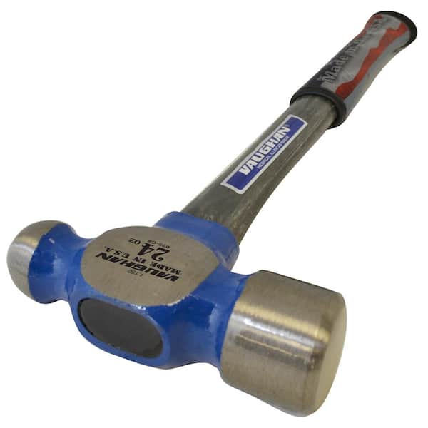 24 oz. Steel Ball Pein Hammer with 14 in. Fiberglass Handle