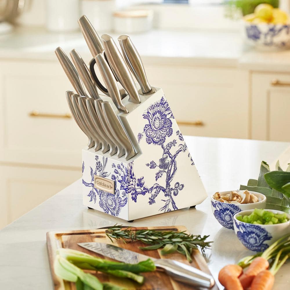 Cuisinart 15 Piece Caskata Collection Stainless Steel Hollow Handle Cutlery Block Set