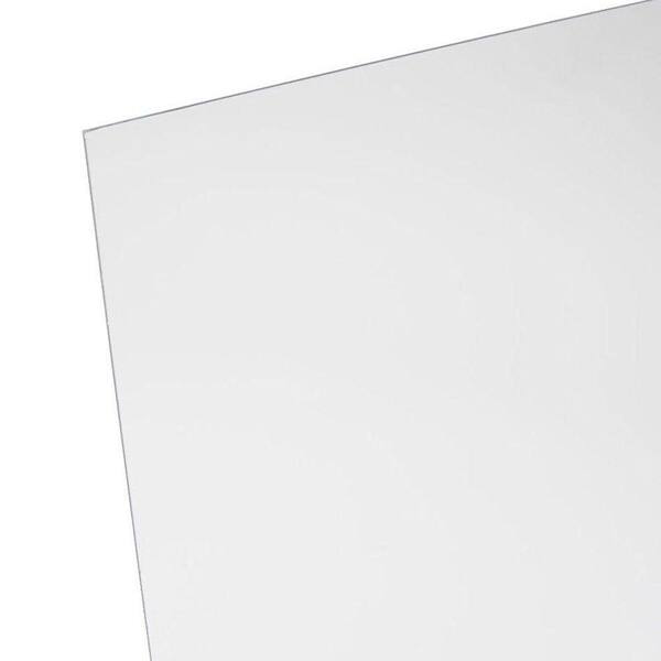 Plexiglas 18 inx 24 inx 1/8 inClear Acrylic Sheet  (10-Case)-1251824-10 - The Home Depot