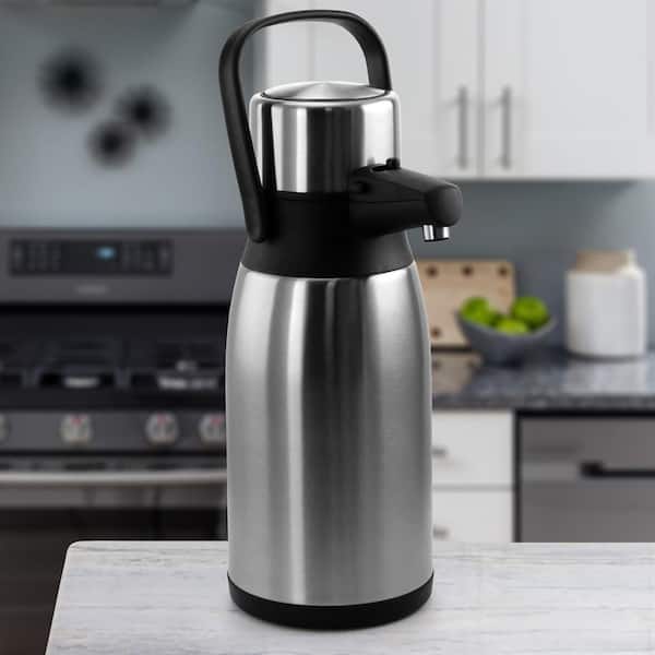 0.75 Gal. Stainless Steel Air Pot Hot Water Dispenser with Stainless Steel LID